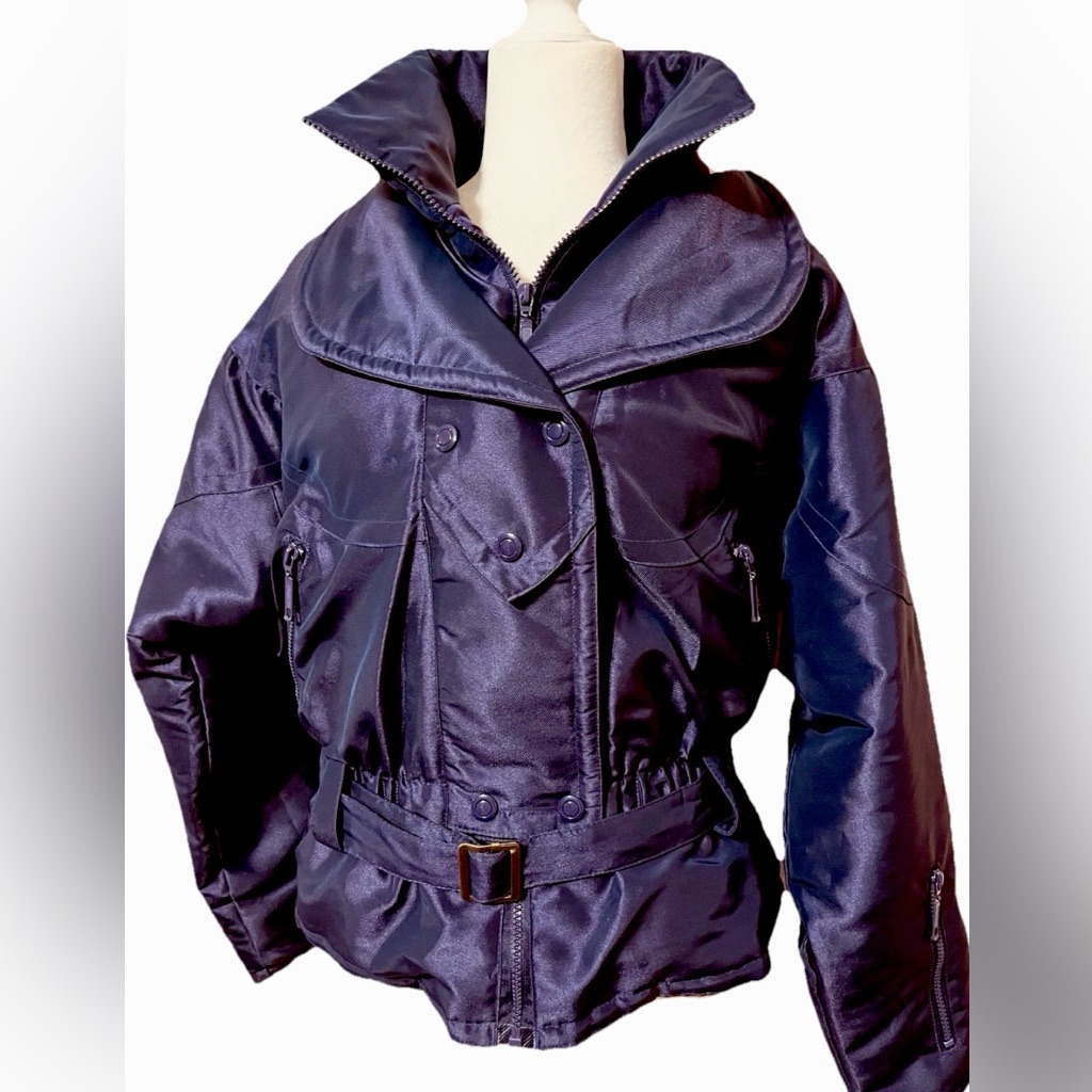 Sz L Innsbruck Vintage 80’s 90’s Dark Purple Women’s Ski Jacket